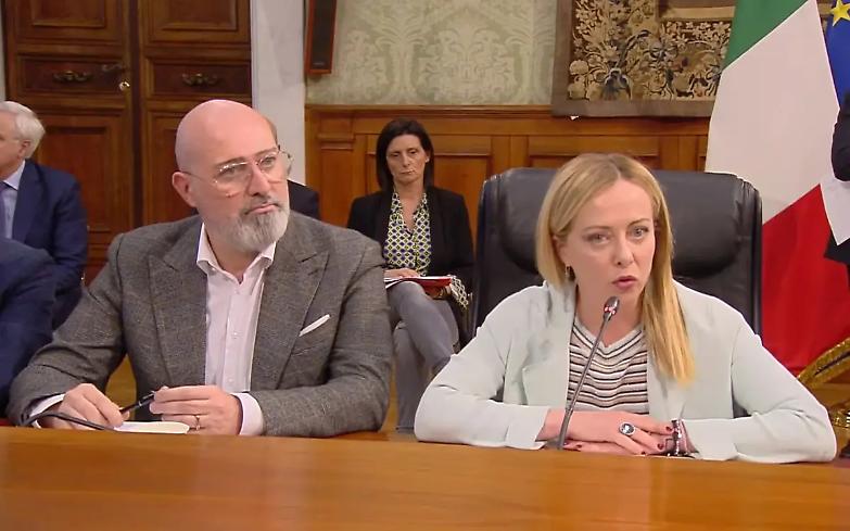 Meloni: stop ai processi nelle zone colpite dall&rsquo;alluvione