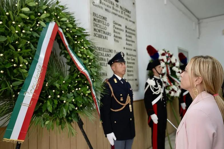 Meloni commemora Borsellino. &ldquo;La fiaccolata? Non sono mai scappata&rdquo;