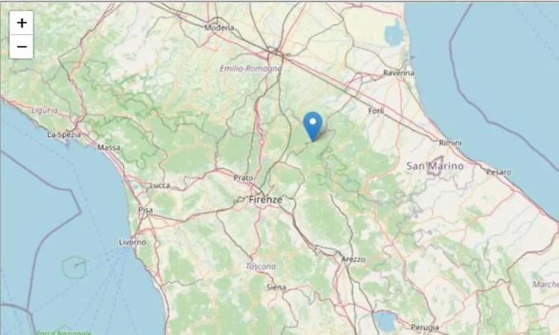 Forte scossa di terremoto tra Toscana ed Emilia Romagna: sciame sismico al confine tra le due regioni