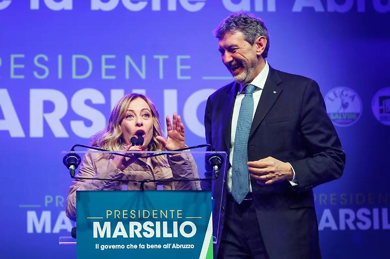 Abruzzo, il centrodestra al 54,77%, centrosinistra sotto il 46%: i dati delle coalizioni