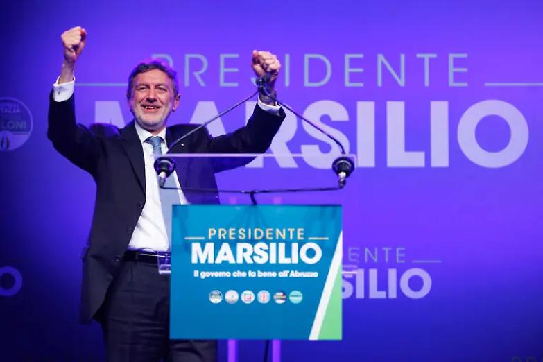 Il centrodestra si riconferma in Abruzzo. Marsilio ancora presidente. Fratelli d&rsquo;Italia &egrave; il primo partito