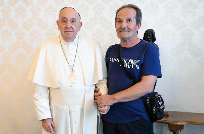 Zuncheddu va dal Papa: &laquo;Era uno dei miei pochi sogni&raquo;