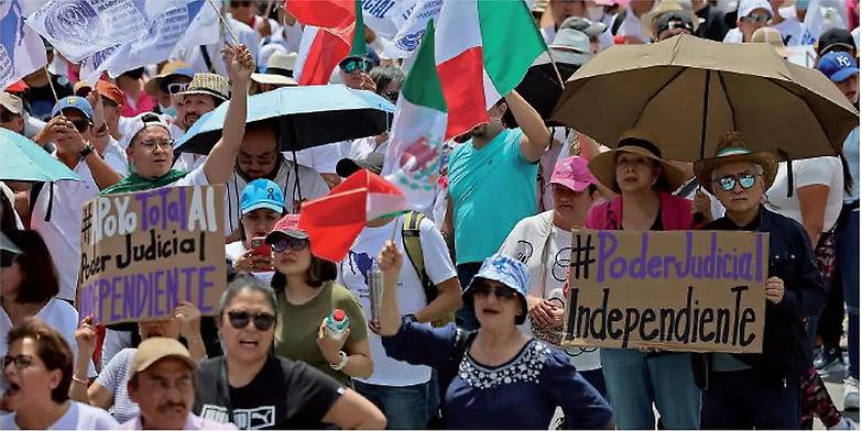 I giudici messicani in sciopero contro la riforma giudiziaria