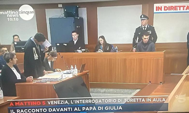Il processo contro Turetta in diretta tv: &laquo;Volevo rapire Giulia e farle del male&raquo;