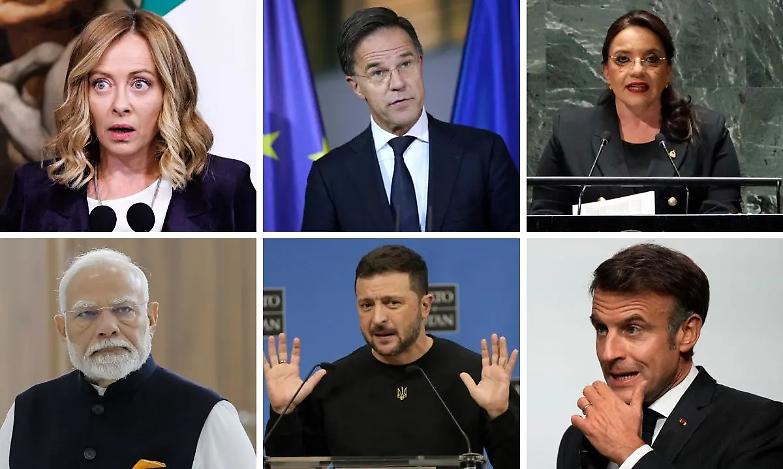 Da Meloni a Zelensky, i potenti della Terra si congratulano con Trump