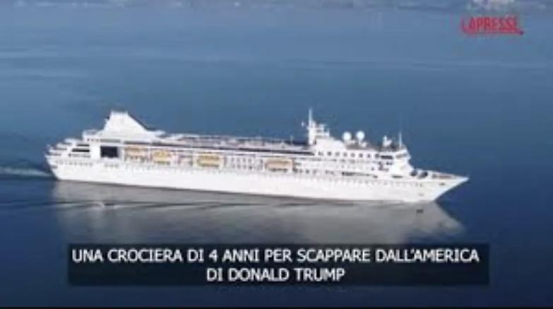 Usa, quattro anni in crociera per sfuggire all&rsquo;era Trump