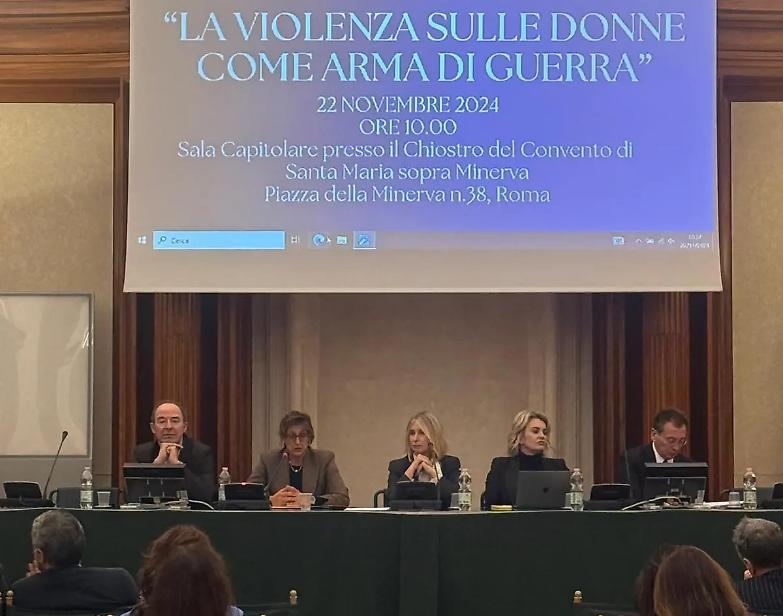 &laquo;Violenza sulle donne come arma di guerra: con la nostra legge sar&agrave; reato universale&raquo;