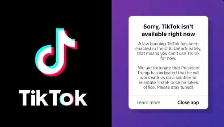 TikTok oscurata negli Stati Uniti, messaggio agli utenti: &laquo;Per fortuna arriva Trump&raquo;