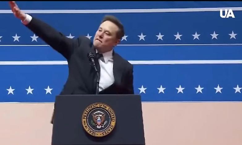 Elon Musk, il saluto romano diventa un caso