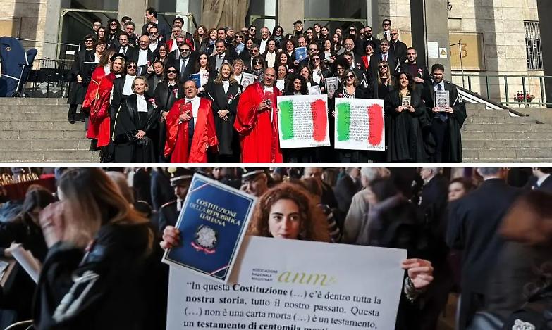 Proteste dei magistrati in tutta Italia contro le carriere separate, a Reggio Calabria le toghe abbandonano l&rsquo;aula