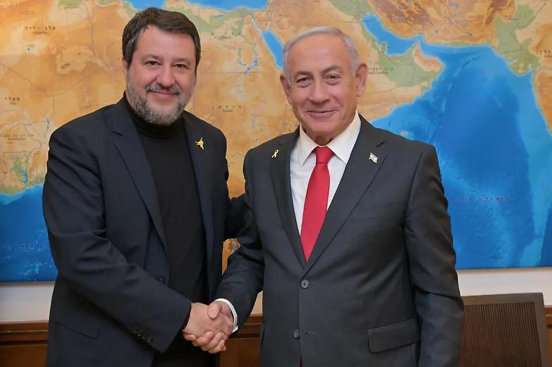 Dalla Spagna a Israele, l&rsquo;attivismo di Salvini per uscire dal guado