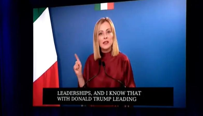 Meloni alla convention Usa: &laquo;Trump non si allontaner&agrave; dall&rsquo;Europa&raquo;. E difende Vance