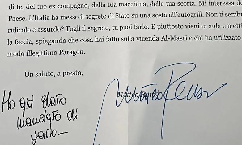 Segreto di Stato sulla vicenda dell&rsquo;Autogrill, Renzi: &laquo;Meloni ha risposto: sar&agrave; tolto&raquo;