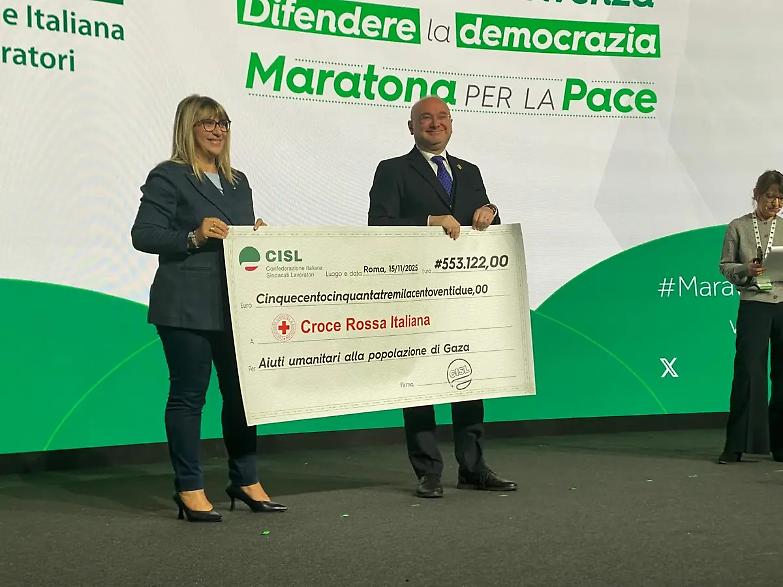 Fumarola: &laquo;La pace si costruisce. La Cisl sar&agrave; sempre in prima linea&raquo;