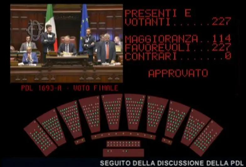 Idillio a Montecitorio. S&igrave; corale alla legge che riscrive il reato di stupro