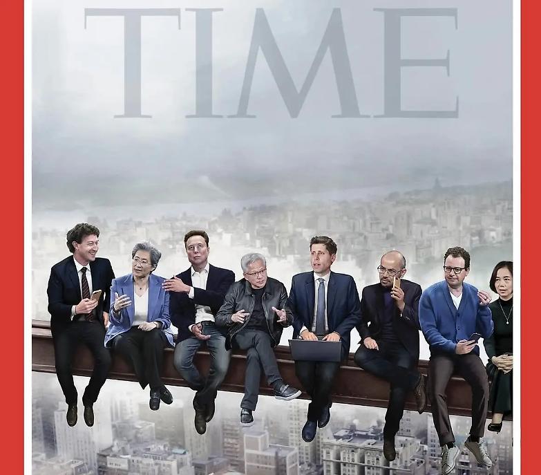 L&rsquo;IA &egrave; la persona dell&rsquo;anno per Time: in copertina i big del tech americano